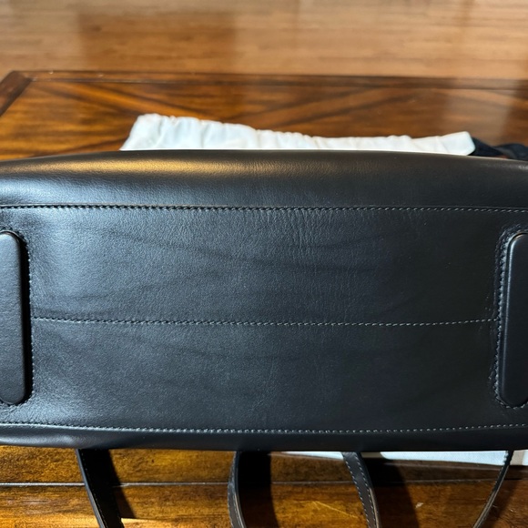 Proenza Schouler Black and Gold Satchel with Structured Design - Picture 4 of 8